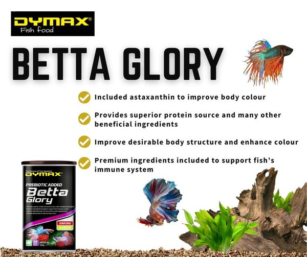 Dymax Betta Glory Sinking Granules 40g