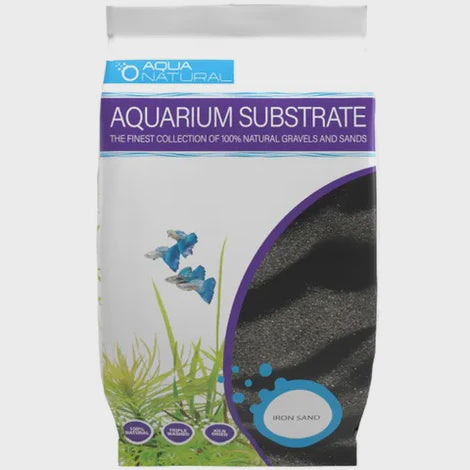 Aqua Natural Iron Aquarium Sand 7kg Pick up in store only