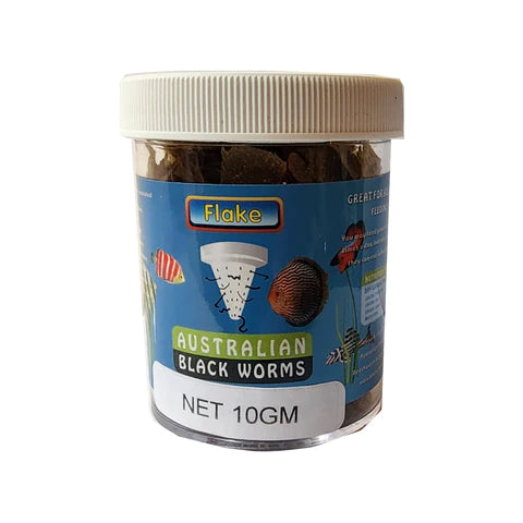 Australian Blackworms Flake 10g
