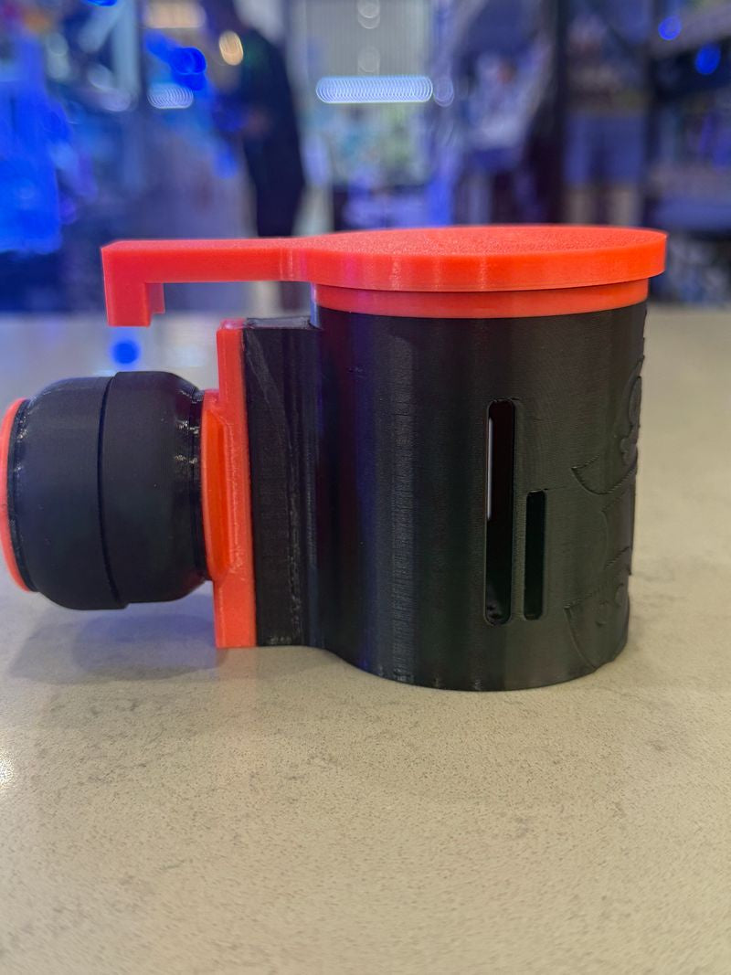 Reef Ahoy Neptune's Bounty Frozen Food Feeder w/magnets (orange)