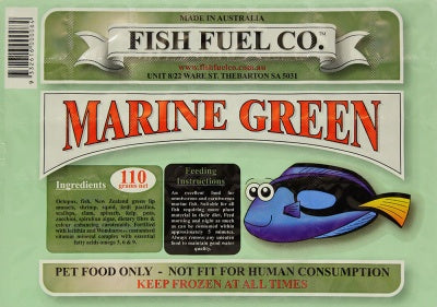 Fish Fuel Co. Frozen Marine Green 110g