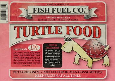 Fish Fuel Co. Frozen Turtle Food 110g