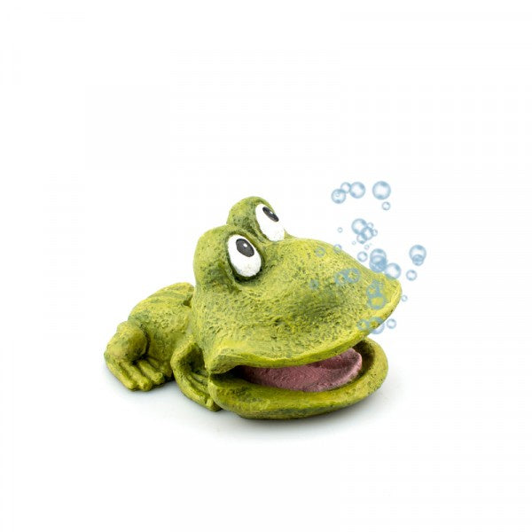 Ornament Bubbler Green Frog