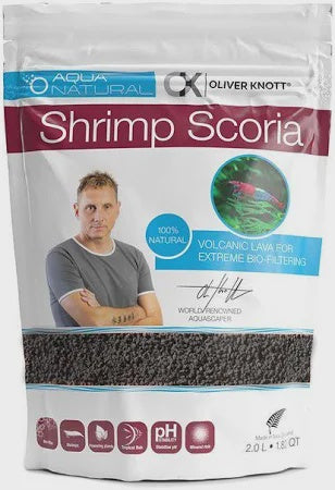 Aqua Natural Oliver Knott Shrimp Scoria Black 2L Pick up in store only