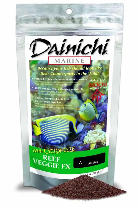 Dainichi Reef Veggie FX 100g Small (3mm) Sinking Pellets