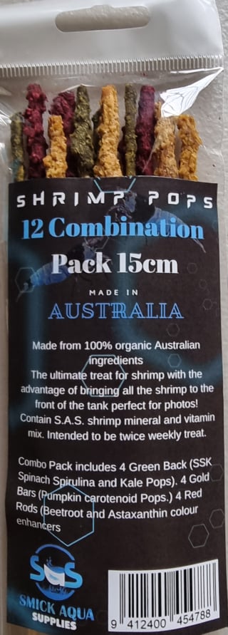 SAS Combination Pack Shrimp Pops 15cm 12 Pack