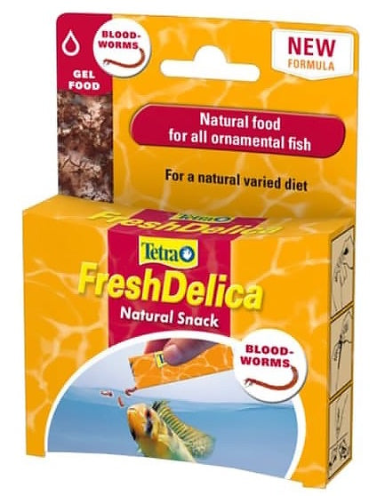 Tetra Fresh Delica Natural Snack Bloodworms 48g