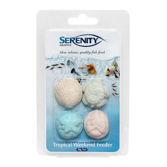 Serenity Vacation Weekend Feeder Tropical 4pk