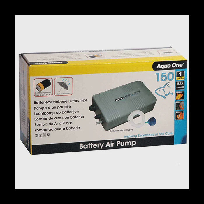 Aqua One Battery Air 150 Air Pump Splash Resist 150LH