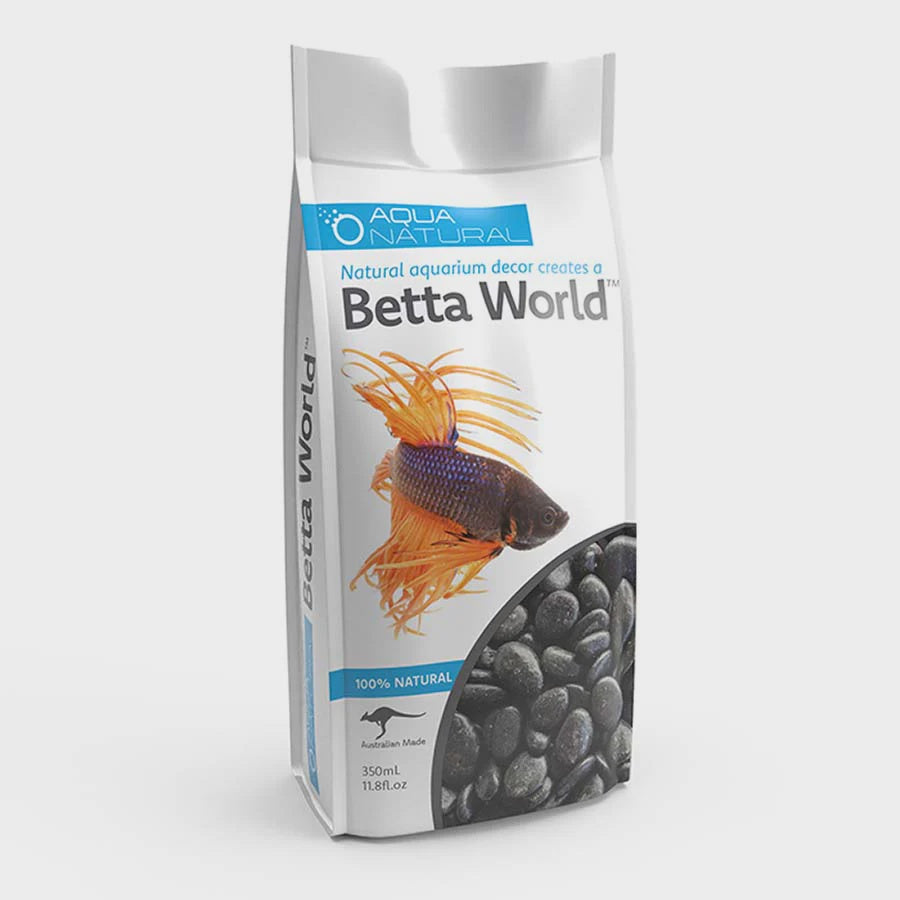 Aqua Natural Betta World - Polished Black 350g