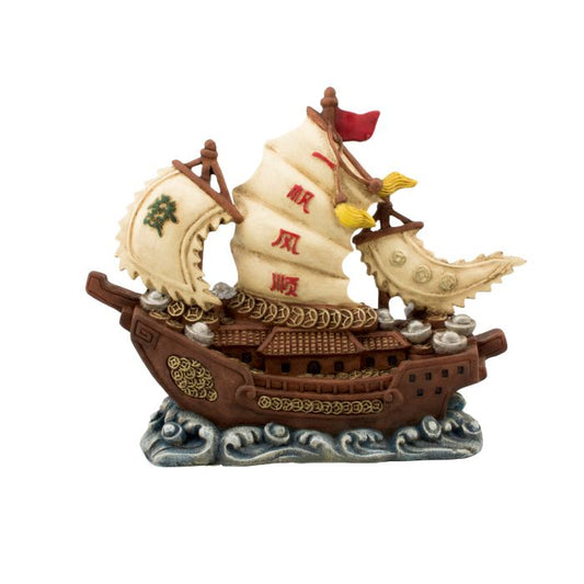 Ornament Bioscape Oriental Sailing Schooner 23.6 x 18cm