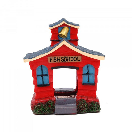 Ornament Bioscape Fantasy Fish School House 10 x 9cm