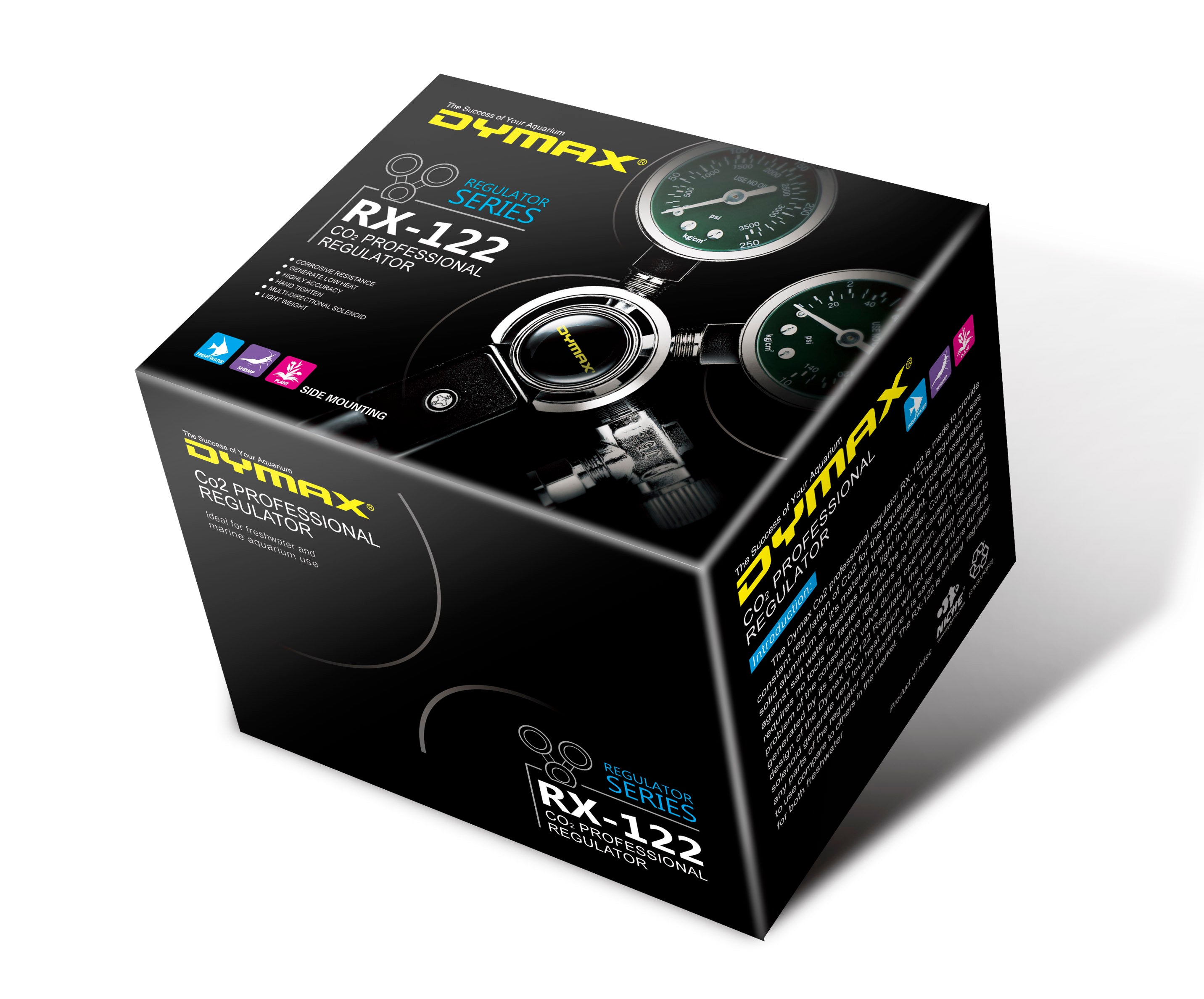 Ev Rx 122 DYMAX CO2 PROFESSIONAL REGULATOR RX-122 – The Aquarium Centre