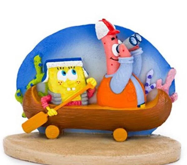 Ornament SpongeBob Squarepants & Patrick on Canoe