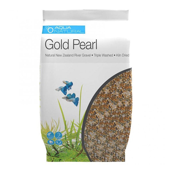 Aqua Natural Gold Pearl Aquarium Gravel 4.5kg