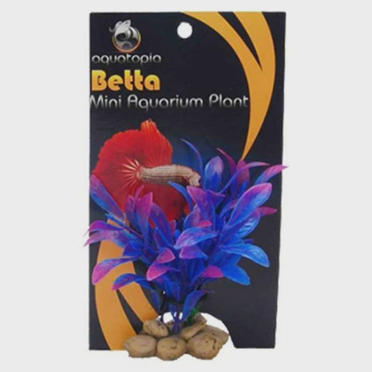 Aquatopia Betta Plant Purple Blue