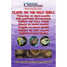 Ocean Nutrition Frozen Clams Half Shell 100g