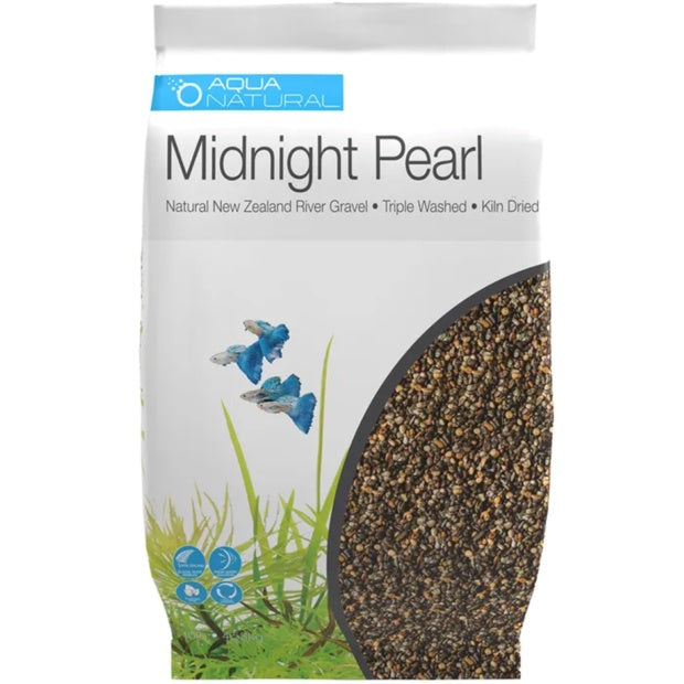 Aqua Natural Midnight Pearl Aquarium Gravel 4.5kg