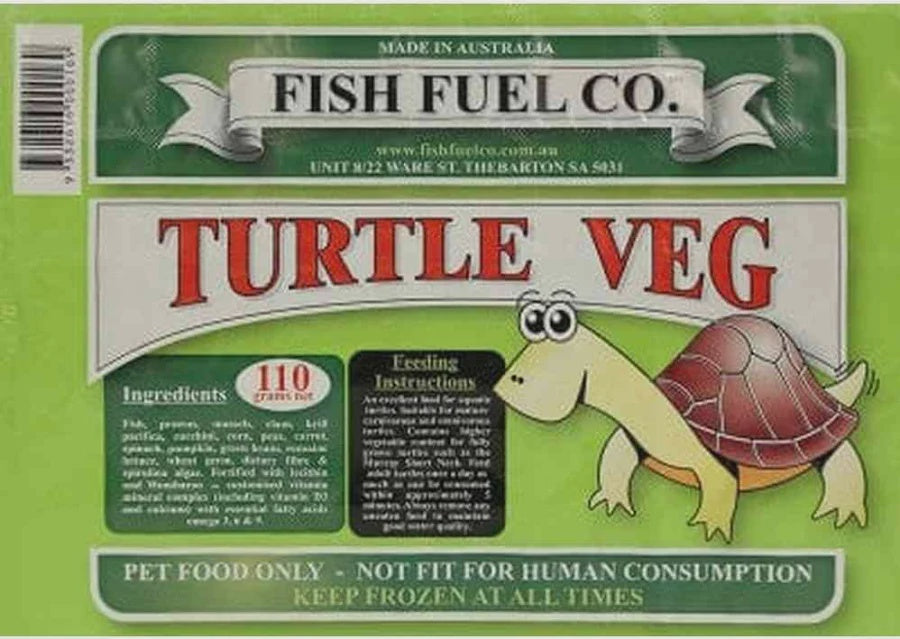 Fish Fuel Co. Frozen Turtle Veg 110g