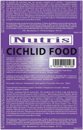 Frozen Nutris Cichlid Food 100g