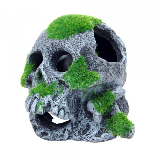 Ornament Bioscape Moss Covered Skull
