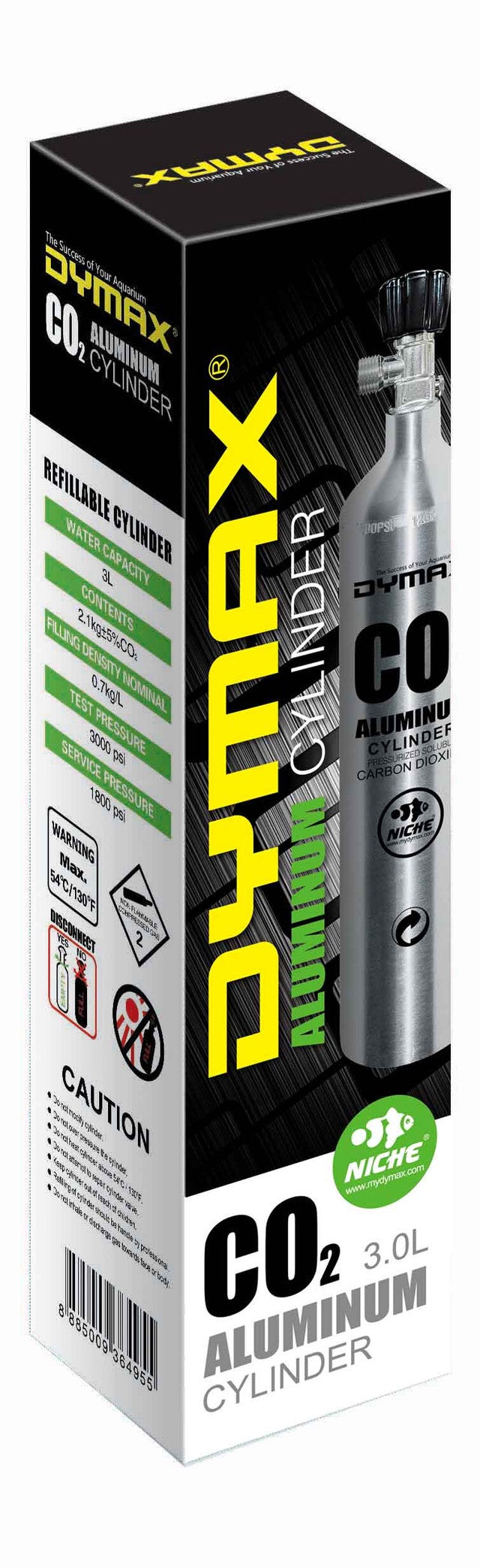 Dymax CO2  Cylinder - Empty