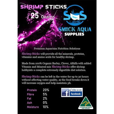 SAS Shrimp Sticks 15g – The Aquarium Centre