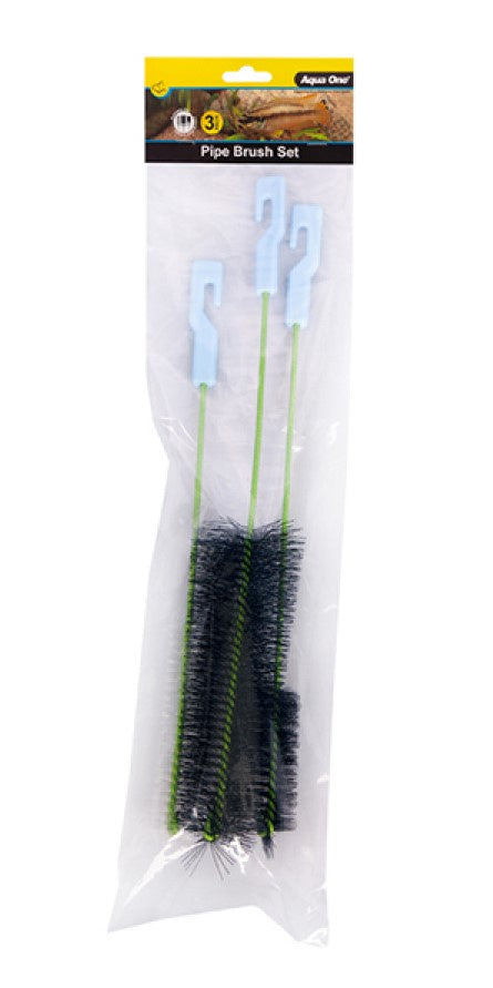 Aquarium Filter Pipe Cleaner 3 Brush Set